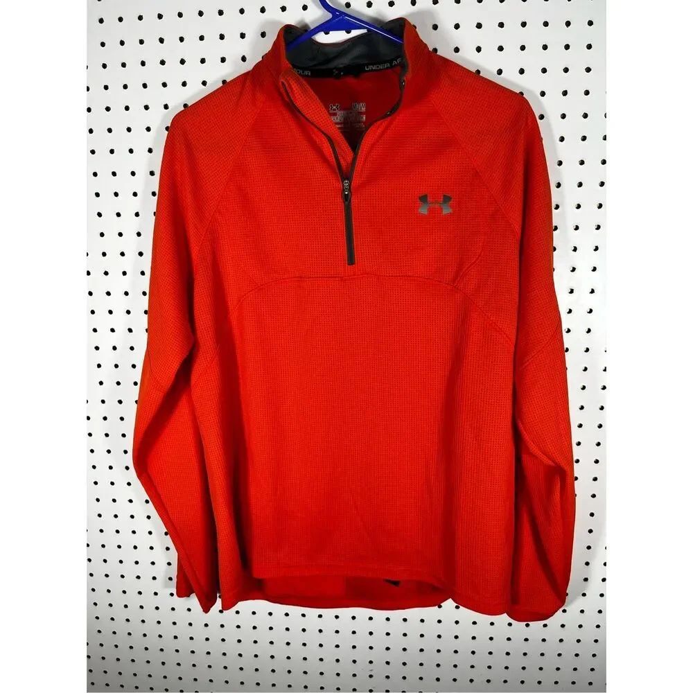 Under Armour quarter zip performance running pullover size M